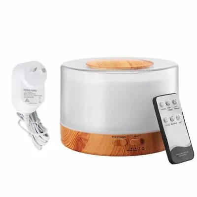 $54.99 • Buy Aromatherapy Diffuser Humidifier Aroma 500ml Essential Oil Ultrasonic Led Remote