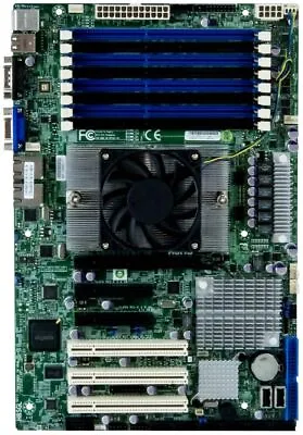 Mainboards Supermicro H8SGL AMD Opteron 6300 8xDDR3 Pcie PCI 12.01in X 8 1/32in • $186.41