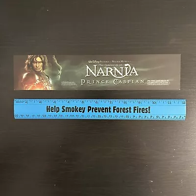 CHRONICLES OF NARNIA PRINCE CASPIAN Movie Mylar Poster OG DS 2.5x11.5 Ben Barnes • $19.99