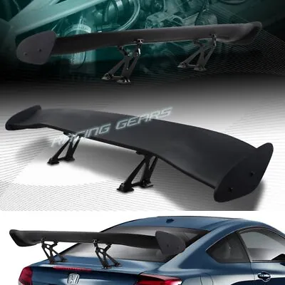 Universal 57  Wing Dragon-2 Style Black Abs Gt Trunk Adjustable Spoiler Wing • $98.95