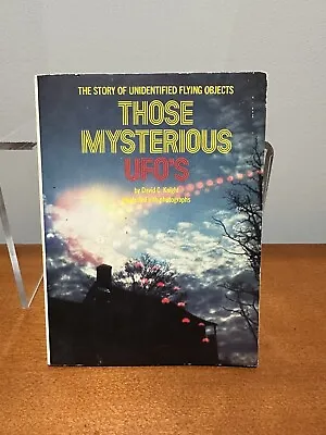 Those Mysterious UFO’S The Story Of Unidentified Flying Objects 1979 Illustrated • $10.15