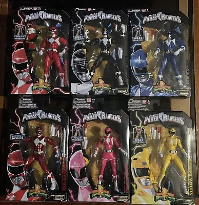 Mighty Morphin Power Rangers Legacy Lot Megazord BAF Red Black Blue Pink Yellow • $52