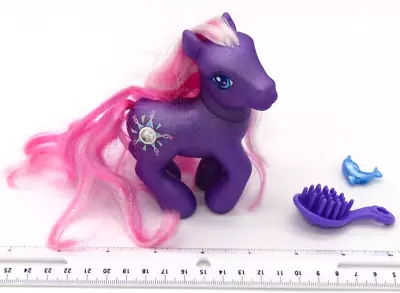 Vintage 2004 My Little Pony G3 Star Dasher Jewel Ponies Horse Figure Hasbro • $9.86