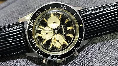  60's Movado Super Sub Sea 95-704-541 Chrono M95 Mens Steel Manual Watch • $9900