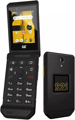 CAT S22 Unlocked 4G LTE Rugged Touch Screen 16GB Android Flip Phone - OPEN BOX • $55