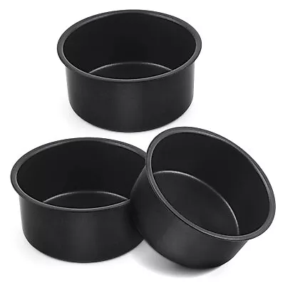 4 Inch Cake Pan Set Of 3 Nonstick Stainless Steel Mini Round Cake Pans Tin ... • $20.76