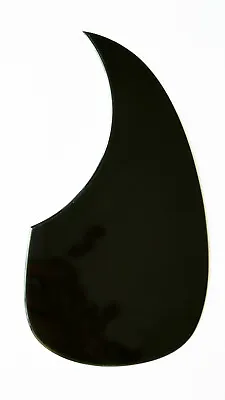 Guitar Parts Custom Acoustic Guitar Pickguard Teardrop Shape Round Chamf - Black • $5.52
