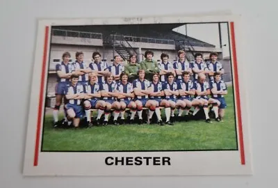 £2.50 • Buy PANINI FOOTBALL 81 STICKER. #437 CHESTER FC Team Photo. 1981