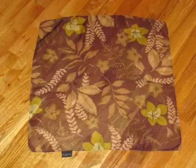 Cejon Purple Green Floral Sheer Square Scarf 19  • $3.99