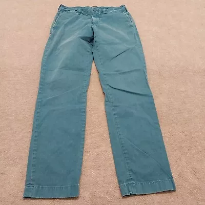 J.Crew Stanton Mens Size 29 Blue Chino Pants 29x32 • $7.88