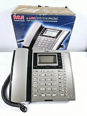 RCA 4-Line Executive Series Expandable System Telephone 25415RE3 (No Power Cord) • $49