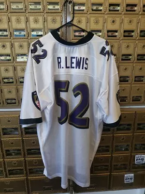 Vintage Reebok Ray Lewis Jersey Authentic Baltimore Ravens Size 2XL 54  • $32.95