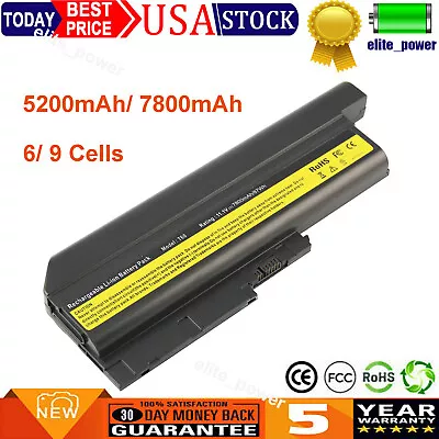 T60 Battery For IBM Lenovo Thinkpad T60p T61 R60 R61 R61e R61i SL300 R500 Laptop • $16.99