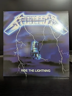 Ride The Lightning - Metallica LP Vinyl Record Blackened Reissue Opened Unplayed • £25