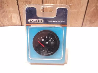 NEW VDO 2 1/16  Voltage Gauge 12V 701 1834 Volt • $19.99