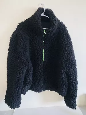 John Geiger Super Soft Plush Sherpa Jacket Coat XXL Black • $100