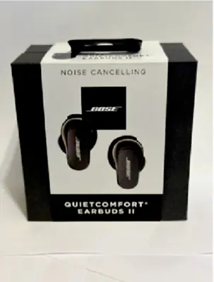 Bose QuietComfort Earbuds II In Ear Wireless Headphones Black New Sealed -56 • $29.69