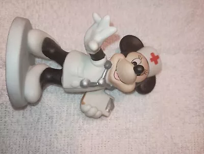 Disney Vintage Minnie Mouse As Nurse Minnie Porcelain Ceramic Figurine • $25