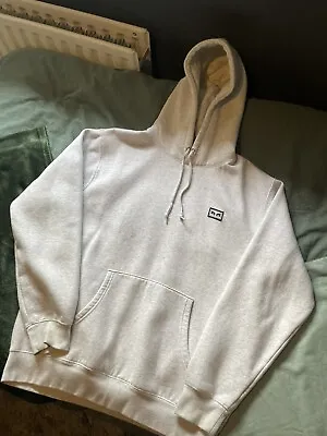 Obey Hoodie Classic Box Logo Light Grey XL Pullover Hoodie • £50