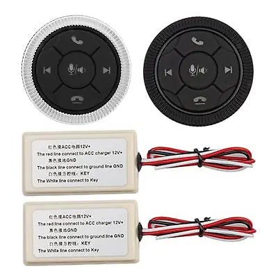 Audio Steering Wheel Remote Control Switch 7 Key For IPhone Android Devices • £14.12