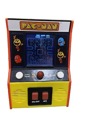 Bandai/Namco Pac-man Handheld Mini Arcade Retro Pacman Video Game Machine Toy • $14.99