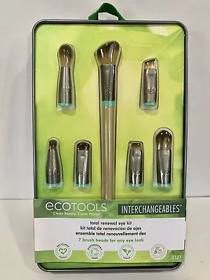 Ecotools Interchangeables Total Renewal Eye Kit 7 Count Brush Heads Vegan • $10