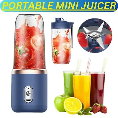 500ml Electric Juice Maker Portable Blender Smoothie Mini Juicer Fruit Machine • £3.50