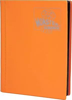 Monster Binder - 9 Pocket Trading Card Album - Matte Orange - Holds 360 Cards • $28.64