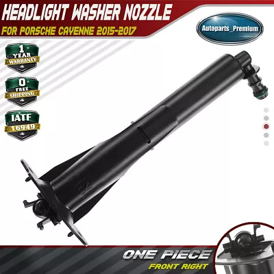 $27.99 • Buy Headlight Washer Nozzle Front Right RH For Porsche Cayenne 2015-2017 95862816210