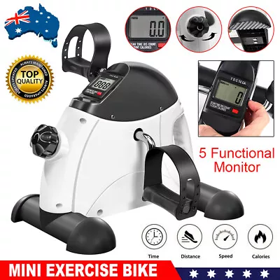 Mini Exercise Bike Fitness Home Workout Gym Cycling Training Bicycle LCD Bikes • $47.45
