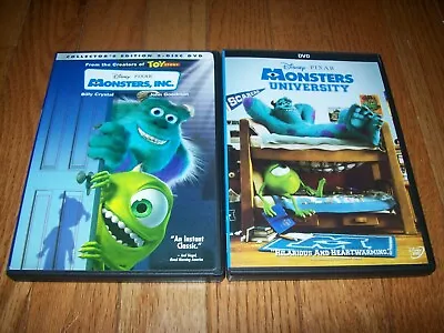 Disney's Monsters Inc & Monsters University Set On DVD.  • $14.99