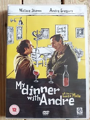 My Dinner With Andre DVD R2 UK Louis Malle 1981 Film Andre Gregory Wallace Shawn • £17.99