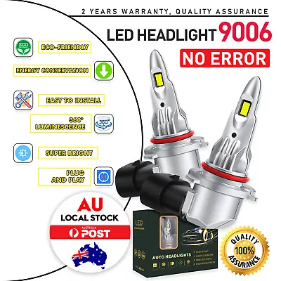 Canbus 9006 HB4 LED Headlight Globes Bulbs Hi/Low Beam 680000LM 6000K For Ford • $42.99