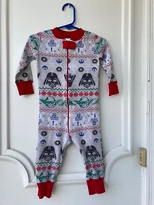 Hanna Andersson Boy’s “Star Wars” Print Sleeper /Romper 9 - 18 Months • $7.95