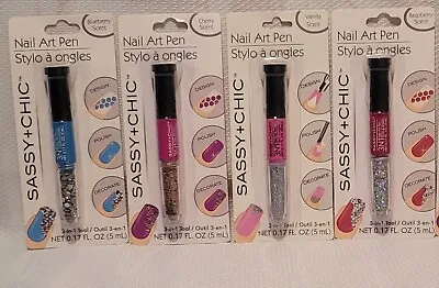 Sassy+Chic Nail Art Pen 3-in-1 Tool Decorate Polish Design     Variety To Choice • $6.99