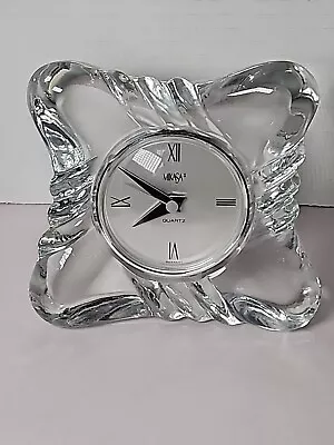 Mikasa Crystal Quartz Desk Clock • $10