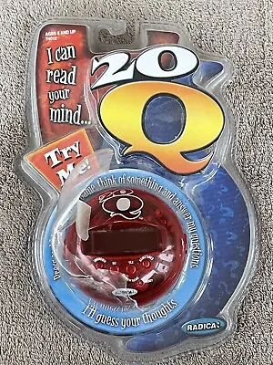Radica 20Q 20 Questions Electronic Trivia Game “I Can Read Your Mind” RED • £30