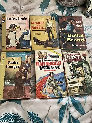 Vintage Paperback Books Lot- Westerns Novels • $10