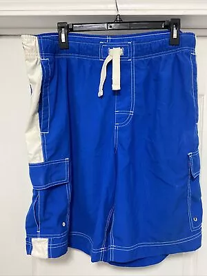 Vintage Nike Swim Trunks Blue Men's Large • $19.99