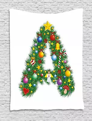 Christmas Letters Tapestry Wall Hanging Form Decoration For Room 2 Sizes • $29.99