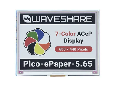 Waveshare 5.65inch Colorful E-Paper E-Ink Display Module For Raspberry Pi Pico • $60.89
