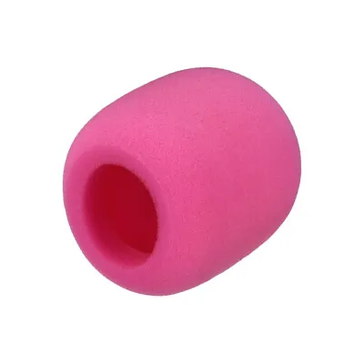 Thicken Sponge Foam Mic Cover Handheld Microphone Windscreen Pink For KTV • $6.11