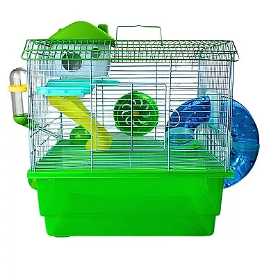 Hamster Cage With Tubes And Tunnels Portable Carry Handles Rat House • $37.99