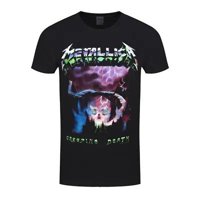 Metallica T-Shirt Creeping Death Rock Band New Black Official • £15.95