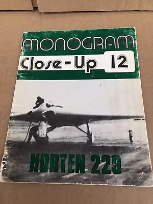 Monogram Close Up 12 Horten 229 Booklet • $19.99