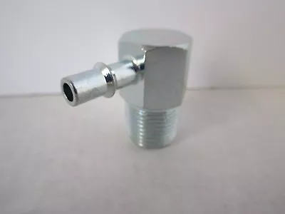 $15.99 • Buy Intake Manifold Vacuum Fitting 90 Degree 3/8  Npt 1/4  Nipple Steel #4535z