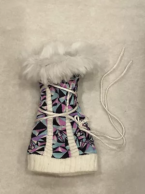 Outfit_Monster High Doll 1st Wave G1_Abbey Bominable_Clothes Winter Fur Dress • $12.95