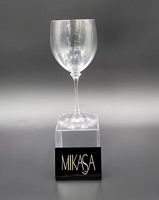 Mikasa Crystal STEPHANIE Wine Glass(es) EXCELLENT+ Thin Ribbed Optic • $29.88