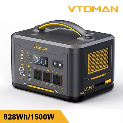 VTOMAN Jump 1500X Portable Power Station 1500W Battery Generator For Camping UK • £485.99