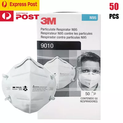 BIG SALE 50x 3M 9010/9010CN N95 KN95 Headband Protective Face Mask Respirator • $97.99